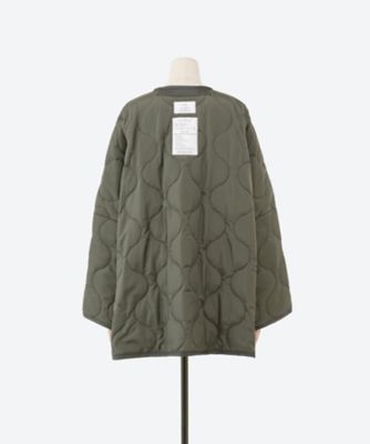 HYKE QUILTED LINER BIG JACKETミリタリージャケット