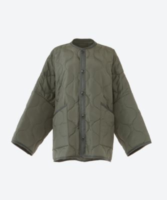 HYKE QUILTED LINER BIG JACKETミリタリージャケット