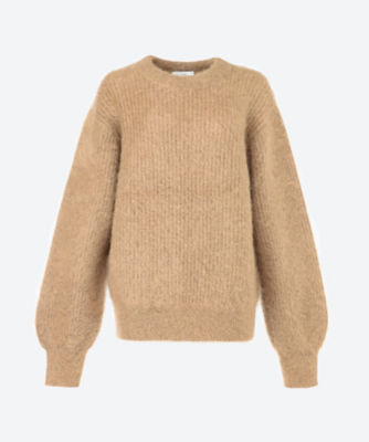 ＜HYKE (Women)＞ＭＯＨＡＩＲ　ＣＲＥＷ　ＮＥＣＫ　ＳＷＥＡＴＥＲ