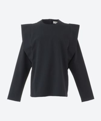 ＜HYKE (Women)＞ＳＴＲＥＴＣＨ　ＰＯＷＥＲ　ＳＨＯＵＬＤＥＲ　ＴＯＰ