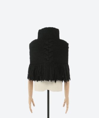 なし裏地の有無HYKE  CABLE-KNIT NECK WARMER