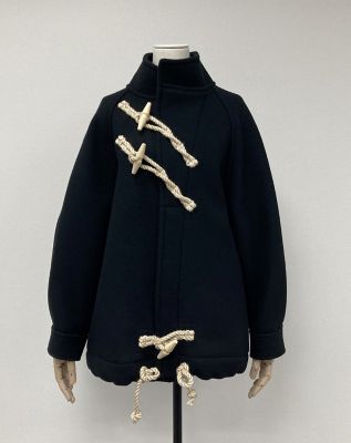 75000円可能ですHYKE ダッフルジャケット DUFFLE JACKET サイズ1