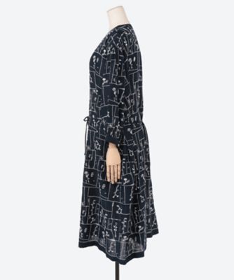 ミナペルホネン伊勢丹限定ガーデンパッチワークワンピース-