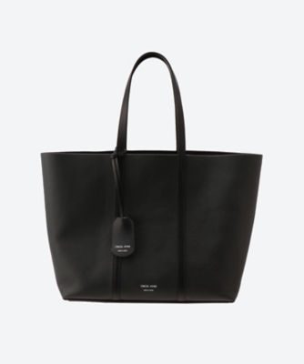 ＜HYKE (Women)＞ＬＥＡＴＨＥＲ　ＴＯＴＥ　ＢＡＧ（ＭＥＤＩＵＭ　ＳＩＺＥ）