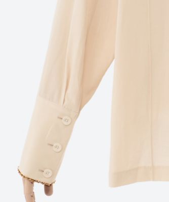 Olivia chain trim blouse IV | ファッション 