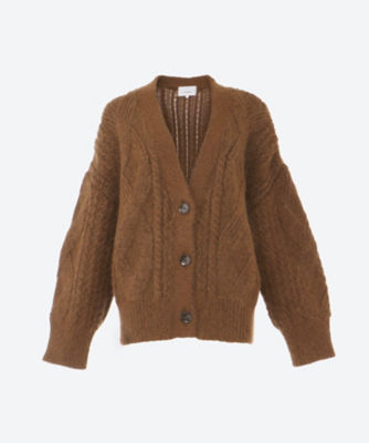 ＜AKIRANAKA (Women)＞Ｒｉｋａ　ｋｎｉｔ　ｃａｒｄｉｇａｎ　ＢＲ