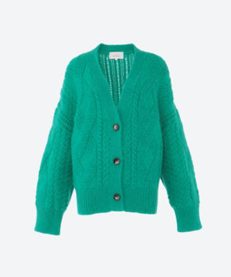 ＜AKIRANAKA (Women)＞Ｒｉｋａ　ｋｎｉｔ　ｃａｒｄｉｇａｎ　ＧＲ