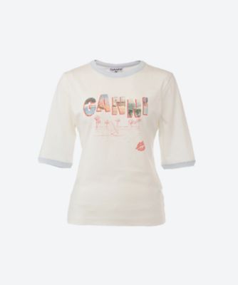 ＜GANNI (Women/大きいサイズ）＞Ｔシャツ