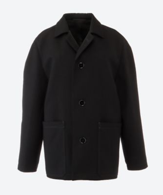 LEMAIRE　CROPPED CROMBIE JACKET　BLACK LEMAIRE CROPPED CROMBIE JACKET BLACK（Lemaire jackets