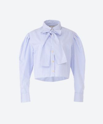 ＜leur logette (Women)＞Ｃｏｔｔｏｎ　ｂｌｏｕｓｅ