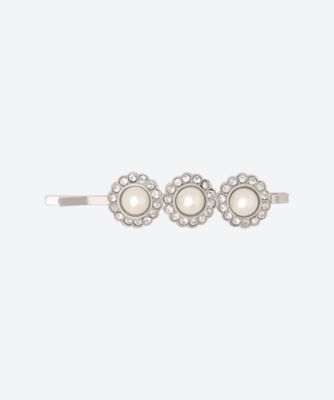 ＜leur logette (Women)＞Ｐｅａｒｌ＆Ｃｒｙｓｔａｌ　ｈａｉｒ　ｐｉｎ