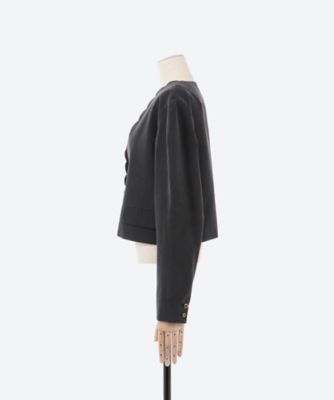 ルールロジェット  羽織　アウター　別注 Pure silk coton short jacket | leur