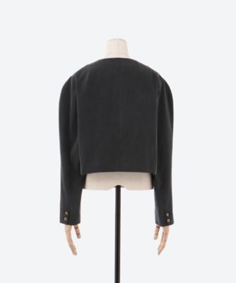 ルールロジェット  羽織　アウター　別注 Pure silk coton short jacket | leur