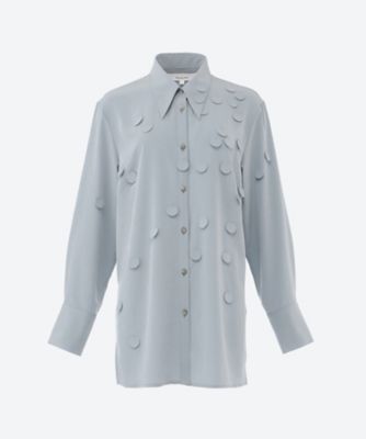 ＜AKIRANAKA (Women)＞Ｊｏｎｎａ　ｄｏｔ　ｐａｎｅｌ　ｓｈｉｒｔ　ＢＬ