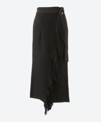 アキラナカ 】Ｅｌｉａｎ ｆｒｉｎｇｅ ｋｎｉｔ ｓｋｉｒｔ WT - www