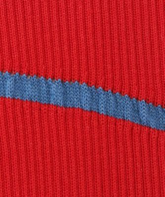Ｂｅｎｔｅ　ｉｒｒｅｇｕｌａｒ　ｓｔｒｉｐｅ　ｋｎｉｔ　ＰＯ　ＲＥＢＬ