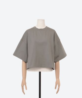 CROPPED SHORT―SLV TEE | HYKE (Women)/ハイク 