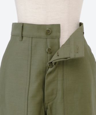BACK SATIN BAKER PANTS | HYKE (Women