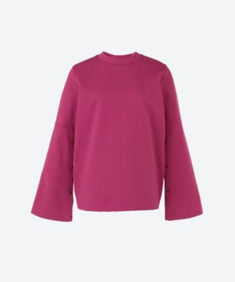 ＜HYKE (Women)＞ＴＥＸＢＲＩＤ　ＴＲＵＭＰＥＴ　ＳＬＥＥＶＥ　ＴＯＰ