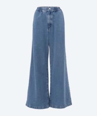 ＜HYKE (Women)＞ＤＥＮＩＭ　ＷＩＤＥ　ＬＥＧ　ＰＡＮＴＳ