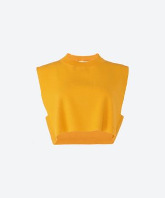 ＜HYKE (Women)＞ＣＲＯＰＰＥＤ　ＴＯＰ　ＳＷＥＡＴＥＲ