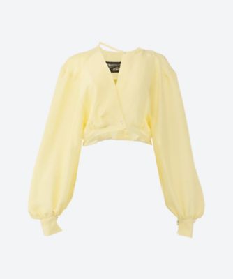 ＜PHOTOCOPIEU (Women)＞ＣＲＯＰＰＥＤ　ＢＬＯＵＳＥ