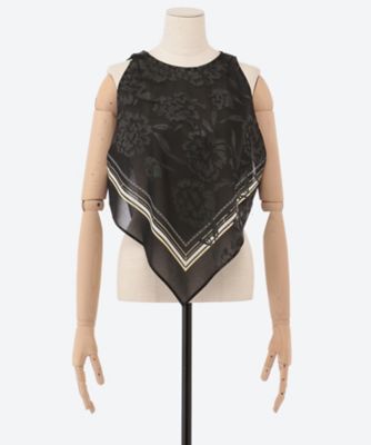 ＜PHOTOCOPIEU (Women)＞ＳＣＡＲＦ―ＤＥＴＡＩＬ　ＴＯＰ
