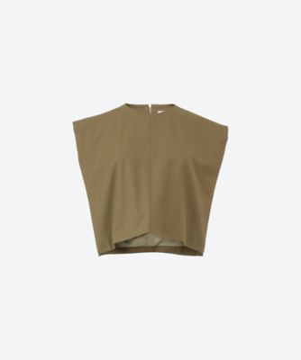＜HYKE (Women)＞ＳＴＲＥＴＣＨ　ＣＲＯＰＰＥＤ　ＴＯＰ