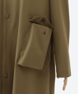 HYKE ナイロンコート laminated military coat HYKE PERTEX® MILITARY COAT – COLDBECK ONLINE