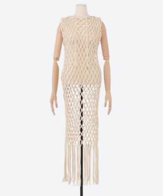 ＜HYKE (Women)＞ＲＯＰＥ　ＮＥＴ　ＤＲＥＳＳ
