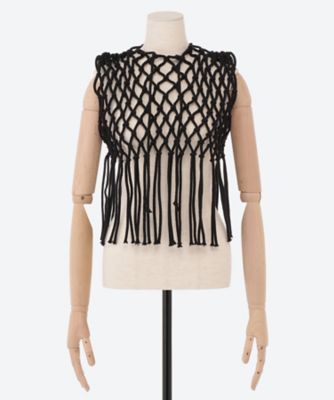 HYKEハイク ROPE NET CROPPED TOP ロープネットトップ ROPE NET CROPPED TOP | HYKE (Women)/ハイク