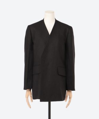 LINEN DOUBLE―BREASTED BLAZER | HYKE