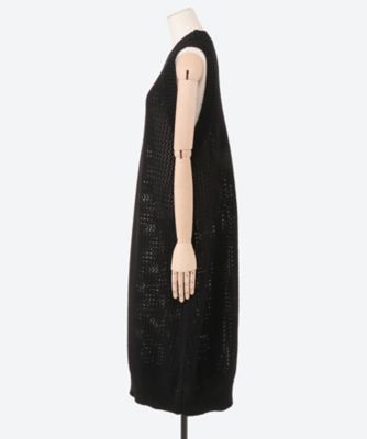 【新品未使用】HYKE クロシェッドセータードレス CROCHETED SWEATER DRESS | HYKE (Women