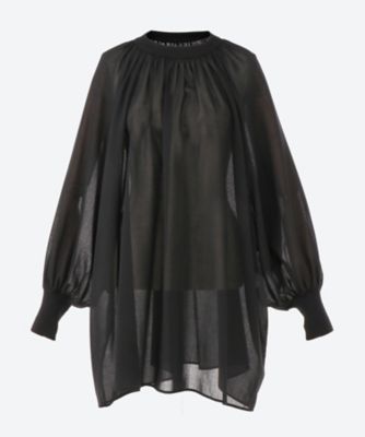 ＜HYKE (Women)＞ＳＨＩＲＲＥＤ　ＶＯＩＬＥ　ＴＯＰ