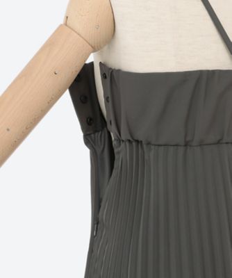 HYKE TAFFETA PLEATED MAXI DRESSサイズ1 未使用 中古・古着通販】HYKE (ハイク) AFFETA PLEATED MAXI DRESS