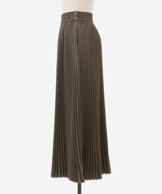 TAFFETA PLEATED SKIRT | HYKE (Women