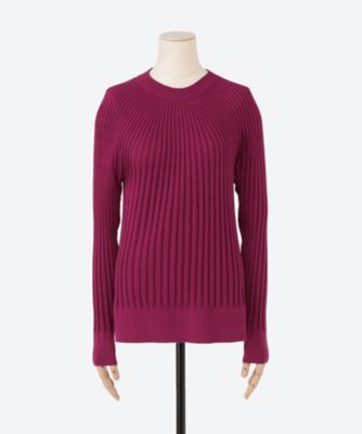 WIDE RIBBED SWEATER | HYKE (Women)/ハイク