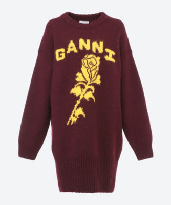 ＜GANNI (Women/大きいサイズ）＞ロングニット