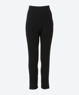 ＜HYKE (Women)＞ＷＩＤＥ　ＲＩＢＢＥＤ　ＳＷＥＡＴＥＲ　ＰＡＮＴＳ