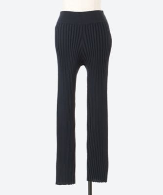 WIDE RIBBED SWEATER PANTS | HYKE
