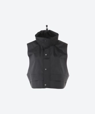 9,900円23秋冬人気完売　【HYKE(ハイク)】 FLEECE CROPPED VEST