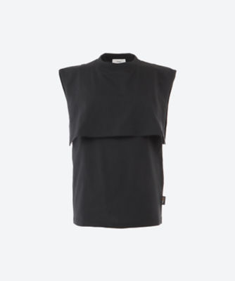 ＜HYKE (Women)＞ＣＯＲＤＵＲＡ　ＳＬＥＥＶＥＬＥＳＳ　ＴＥＥ