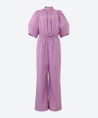 ＜HYKE (Women)＞ＢＡＬＬＯＯＮ　ＳＬＥＥＶＥ　ＪＵＭＰＳＵＩＴ