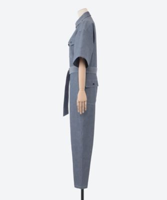 hykeハイク　デニムオーバーオール　HYKE CHAMBRAY OVERALL hykeハイクデニムオーバーオールHYKE CHAMBRAY OVERALL