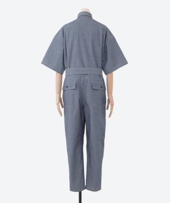 hykeハイクデニムオーバーオールHYKE CHAMBRAY OVERALL
