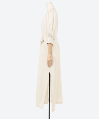 人気完売品☆HYKE GATHERED BALLOON SLEEVE DRESS T／C BALLOON SLEEVE DRESS | HYKE (Women