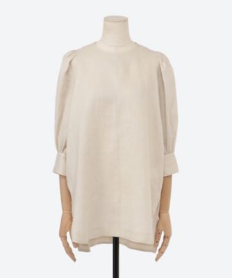 HYKE - 【HYKE(ハイク)】 LINEN BALLOON SLEEVE BLOUSE HYKE【ハイク】LINEN BALLOON SLEEVE BLOUSE (15193 / OATMEAL