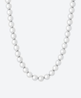 ＜HYKE (Women)＞ＢＡＬＬ　ＮＥＣＫＬＡＣＥ　ｓｉｌｖｅｒ