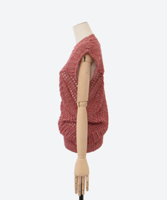 Hiltrud asymmetric knit PO PK | AKIRANAKA  