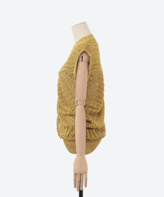 Hiltrud asymmetric knit PO YE | AKIRANAKA 